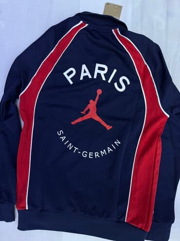 купить женскую обувь больших размеров: Мужская толстовка, S, M, L, Nike, Новый, цвет - Синий, Самовывоз — 3