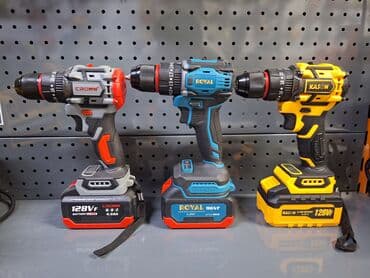 Шуруповерт бесщёточный Фирмы: КРОУН, КАСОН комплекте: два