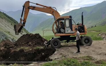 Экскаватор, Samsung, 1994 г., Колесный at lalafo.kg Экскаватор, Samsung, 1994 г., Колесный