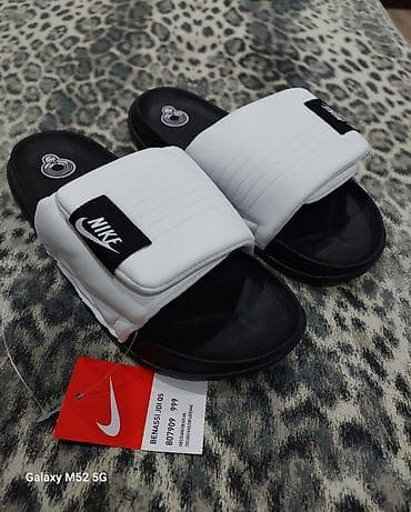 Босоножки, сандалии, шлепанцы: Мужские сандалии, 40.5, 41, 41.5, Nike, Новый, цвет - Белый, Самовывоз — 5