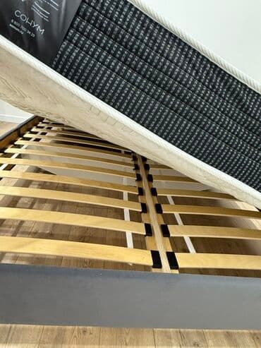 двух яросный крават: Кровать двуспальная с матрасом - Основание: прочная кровать с — 1