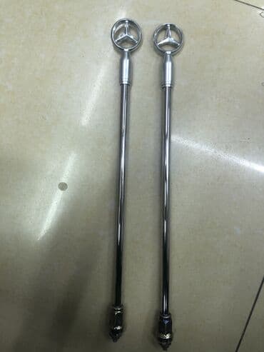 дополнительное освещение на авто: Флагшток Реплика (габаритная антенна) Мерседес Мерс Mercedes Benz — 4