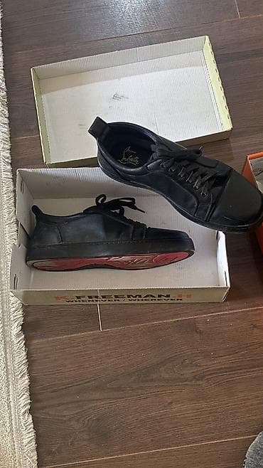 бу батинки: Мужские туфли, 40.5, 41, Christian Louboutin, Б/у, цвет - Черный, Платная доставка — 3