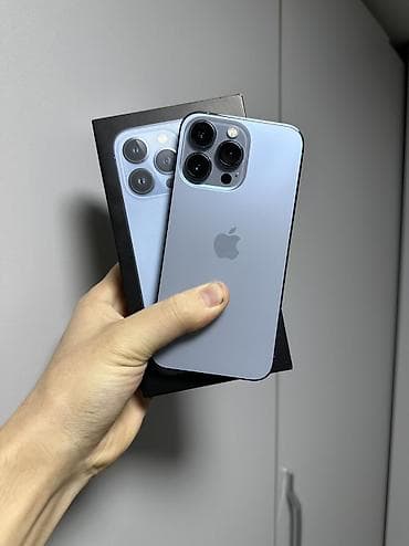 коробка iphone 13 pro max: IPhone 13 Pro, Б/у, 256 ГБ, Sierra Blue, Коробка, 91 % — 1