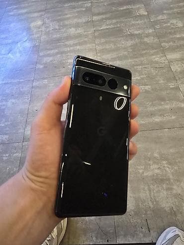 pixel pro: Google Pixel 7 Pro, Б/у, 128 ГБ, цвет - Черный, eSIM, 1 SIM — 1