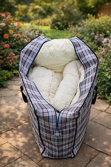 Сумка для хранения текстиля с молнией - Вместительная сумка-чемодан