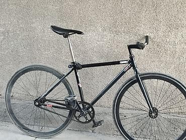 стрепы для педалей: Фикс-байк (fixed gear) черного цвета - Легкая стальная рама — 2