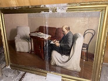 дополнительное освещение на авто: Живопись на холсте в раме. Большое горизонтальное полотно с — 1