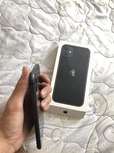 iphone pro: IPhone 11, Б/у, 128 ГБ, Черный, Зарядное устройство, Чехол, Коробка, 100 % — 4