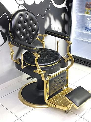 Барбер-кресло в стиле ретро/лофт - Конструкция: массивное at lalafo.kg Барбер-кресло в стиле ретро/лофт - Конструкция: массивное