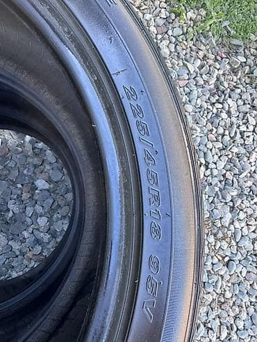 rav4 2001: Шины 225 / 45 / R 18, Лето, Б/у, Комплект, Легковые — 5