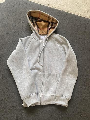 Толстовки: Мужская толстовка, XS, S, M, Burberry, Новый, цвет - Серый, Самовывоз — 1