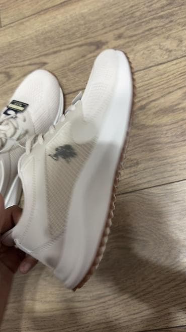 кеды поло: Кроссовки U.S. Polo Assn. (Wide Width) - Цвет: молочный/белый с — 3