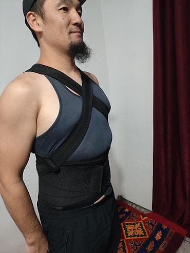 Медициналык эмерек: Ортопедический корректор осанки с поддержкой поясницы - Тип — 1