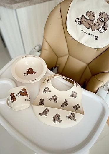 peg: Стульчик для кормления, Peg perego, Трансформер, цвет - Бежевый — 3