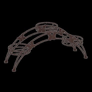 рейлы для одежды: ПОДСТАВКА ДЛЯ ЦВЕТОВ "АРКА 3" Отличительные особенности: - надежная — 5