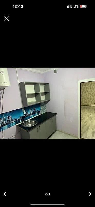 долгосрочно квартира ош: 1 комната, Собственник, Без подселения, С мебелью частично — 2