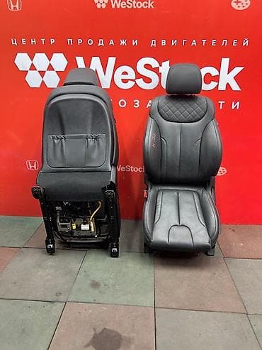 сиденья на сантафе: Комплект сидений, Кожа, Hyundai 2021 г., Б/у, Оригинал, Корея — 6