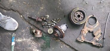 e36: BMW e36 двигатель m40 масляный насос ролики шкив коленвал блок — 3