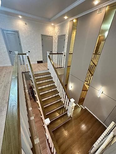 elegance stroy: Деревянная лестница Для дома, Вид дерева: Дуб, Форма лестницы: Много-маршевая, Стиль: Классический — 2
