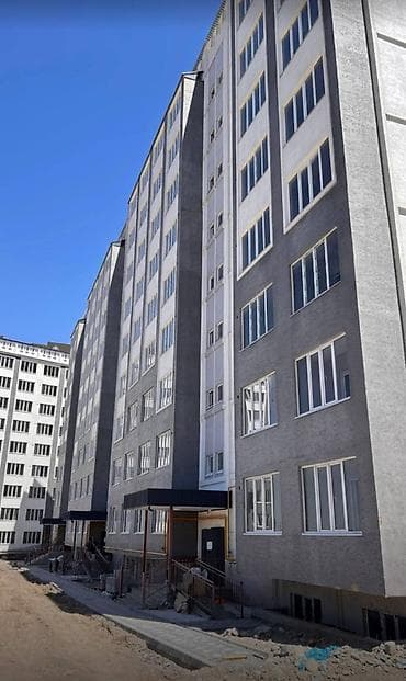 107: 1 комната, 54 м², Кок-Жар мкр 107 серия, 6 этаж, ПСО (под самоотделку) — 2