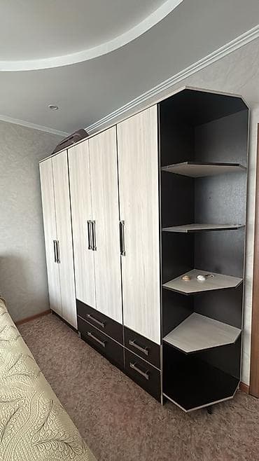 160: Спальный гарнитур в современном стиле (контраст дуб/венге): Состав — 6