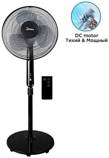 lg kompressor 2000w: Вентилятор Midas, Напольный, Лопастной — 2