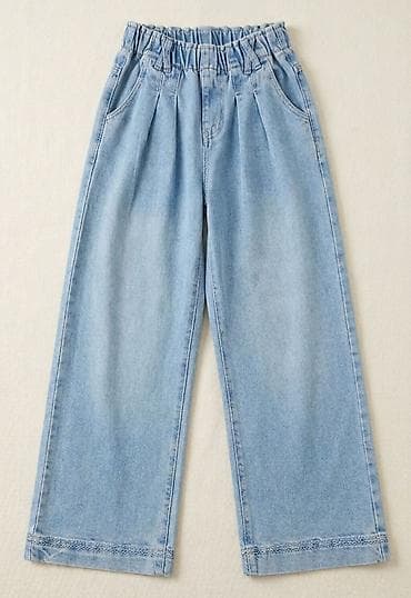 джинсы мужские широкие: Джинсы свободного кроя - Цвет: светло-голубой деним - Посадка — 1