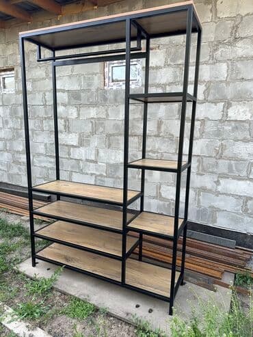 купить полки для цветов напольные: Вешалка LOFT напольная Размер : 210 х 140 х 40 Можно реализовать в — 2