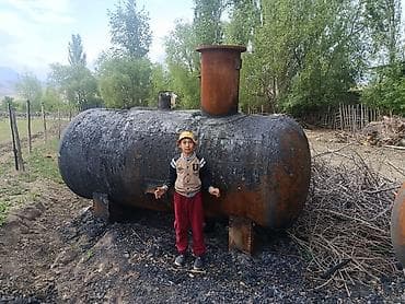 новые ковры: Металлическая бочка-печь (жаровня/коптильня) из толстостенной стальной — 2
