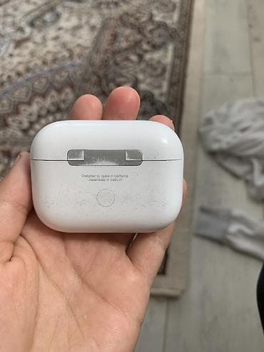 ipone air: Беспроводные вакуумные наушники, Apple, AirPods Pro, Б/у — 3