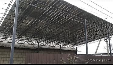 расчет навеса из поликарбоната: Навес, Арочный, Металл, Поликарбонат, Новый, Установка — 10