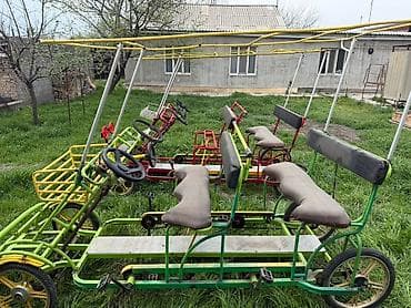 санки со спинкой: 4 месный 2шт состояние хорошое продаю + запчасти падарок !!! Готовый — 1