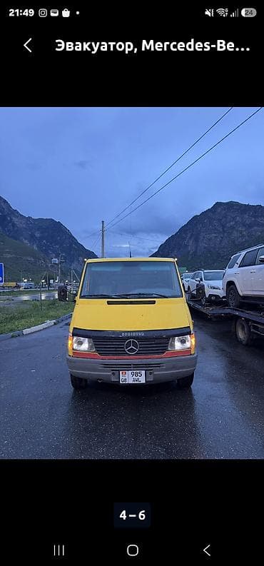 sprinter 315: Эвакуатор, Mercedes-Benz, 1998 г., Сдвижная — 6