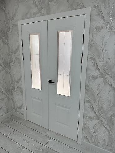 жыгачтан: Буюртмага жыгач эшик, Ички, Жеке менчик үй үчүн, Бир эшиктуу, Ачылма, Кепилдиги, Тейлөө — 6