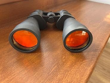 сумки для велосипеда: Бинокль с крупными объективами и красно-орантовым просветляющим — 1