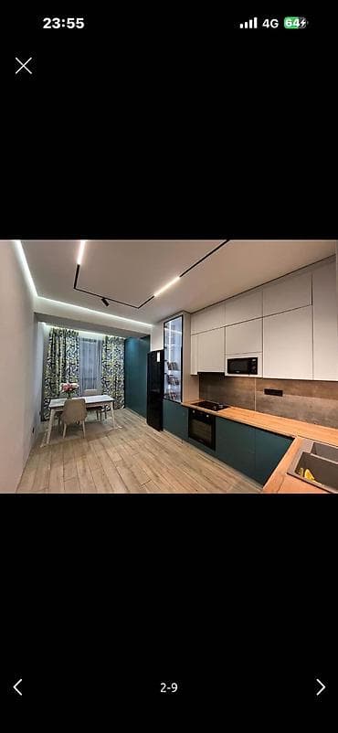 1 комната, 46 м², Асанбай мкр Элитка, 6 этаж, Дизайнерский ремонт — 9