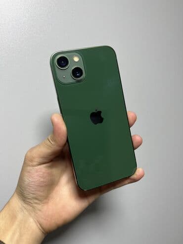 пассивное сетевое оборудование cisco: IPhone 13, Колдонулган, 128 ГБ, Жашыл, 100 % — 1