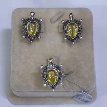 свадебные платья от производителя: Набор Черепаха Серебро с марказидами пробы 925 Производитель Тайланд — 1