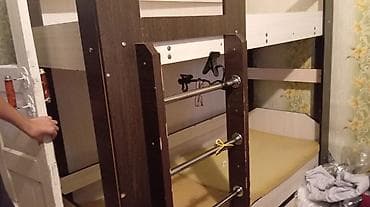 Двухъярусная кровать, С выкатной системой