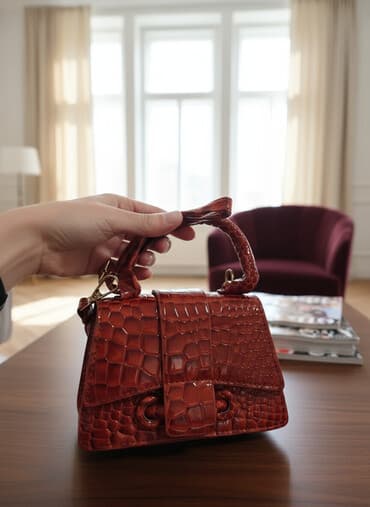 мужской клатч из кожи: Миниатюрная, нежная и изысканная сумочка. Сумка имеет короткую ручку и — 1