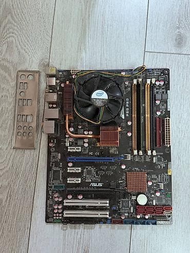 core i3 10100: Материнская плата, Б/у, Asus, LGA775, ATX, Для ПК — 2