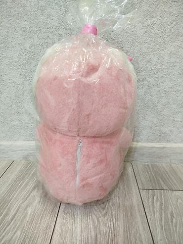 детская винтовка: Две мягкие игрушки за 535с — розовые зайчики 1) Большой зайчик в — 7