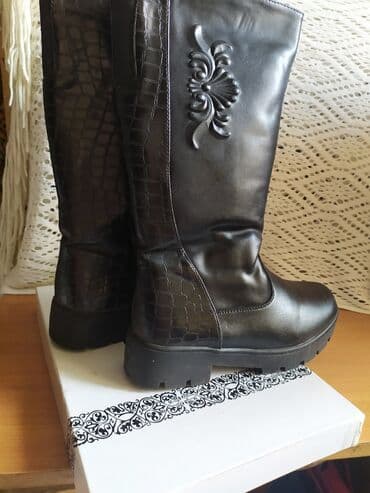 скандия обувь детская зимняя: Сапоги подростковые зимние.На тракторной подошве.В хорошем состоянии — 2