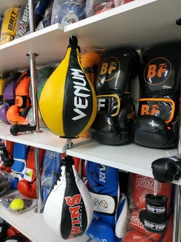 футбольные мячи купить в бишкеке: 100% кожаная пневматическая груша venum в спортивном магазине — 3