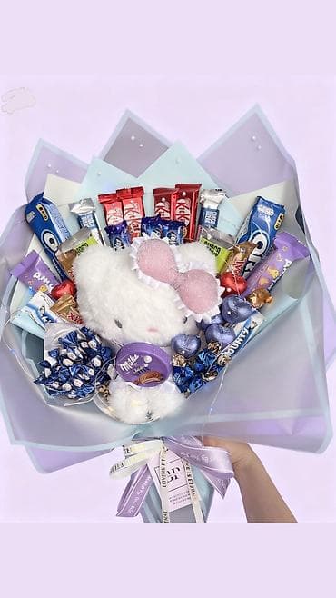 beverlee kg: В наличии!! Шоколадный букет с большой игрушкой. Первое фото!!! С LED- — 3