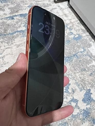 IPhone 17 Pro, Б/у, 512 ГБ, Оранжевый, Защитное стекло, 100 %