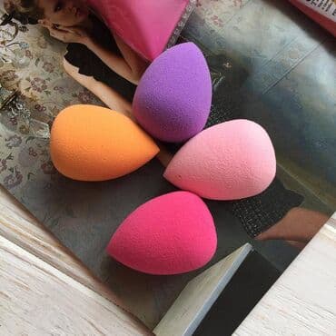 орбизные пистолеты: Спонжики для макияжа - 4 шт - набор. размеры спонжей 50 мм на 30 мм — 2