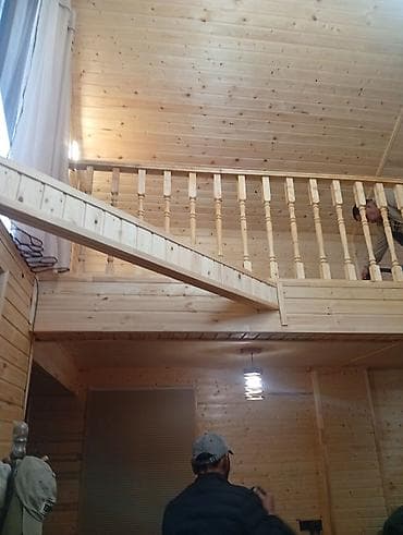 Лестницы и комплектующие на заказ: Деревянная лестница Для дома, Вид дерева: Сосна, Форма лестницы: Прямая — 4