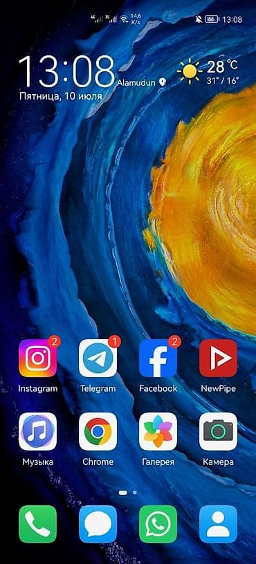 Huawei P40 Pro, Б/у, 256 ГБ, цвет - Черный, 2 SIM, eSIM — 2